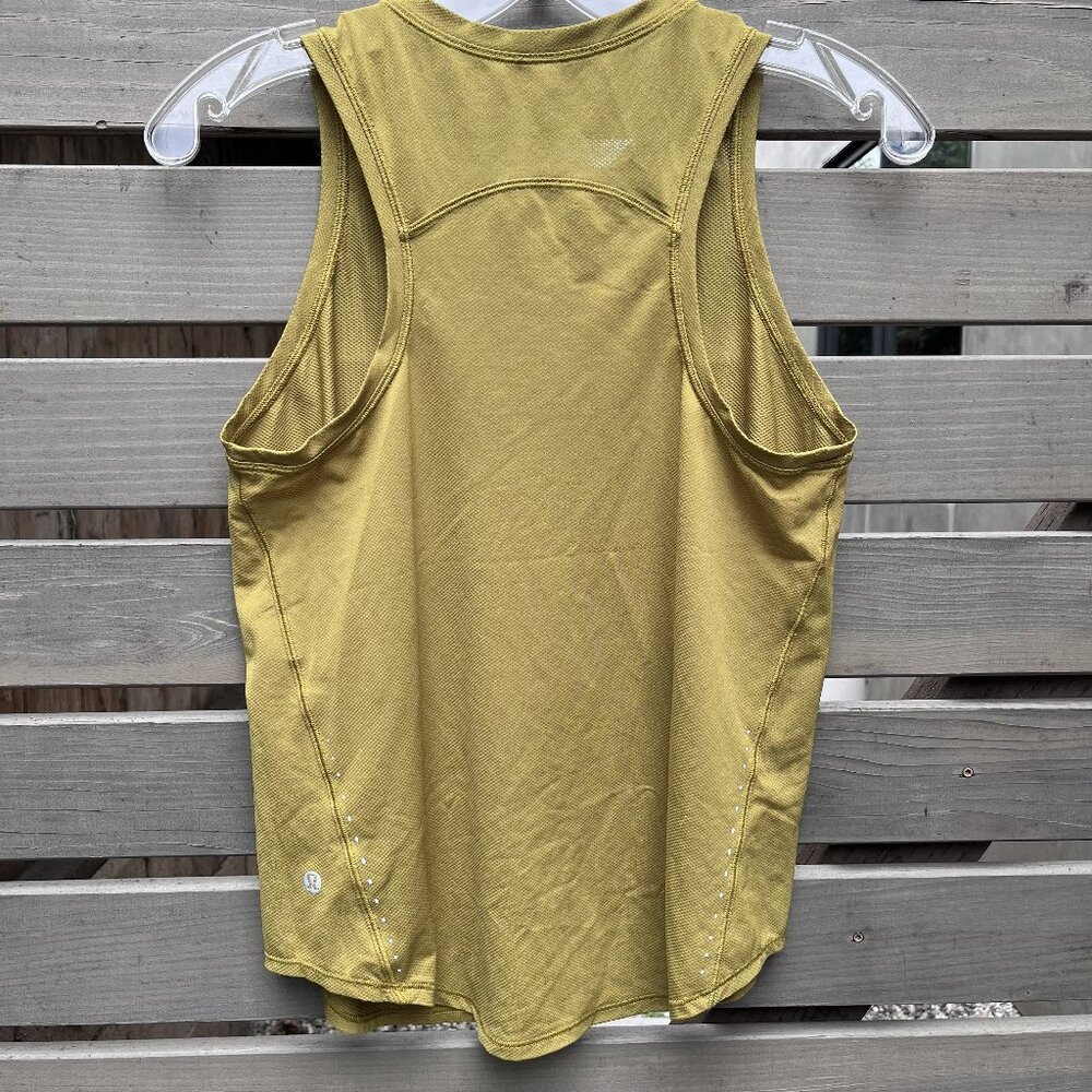 Lululemon High-Neck Running and Training Tank Top Auric Gold Size 6